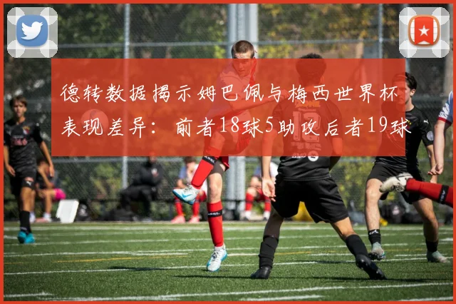 德转数据揭示姆巴佩与梅西世界杯表现差异：前者18球5助攻后者19球8助攻