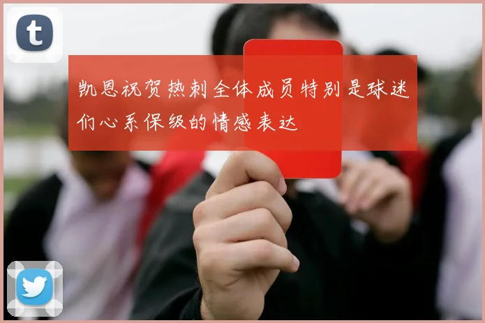 凯恩祝贺热刺全体成员特别是球迷们心系保级的情感表达